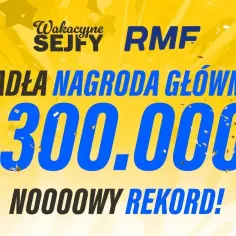 RMF Loteria SMS: Padła nagroda główna 1.300.000 zł! Nowy rekord w wakacyjnych sejfach!