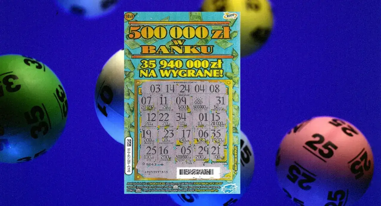 Zdrapka z cyframi i symbolami, otoczona kulami do lotto. Czy to właśnie ona pokaże, jakie zdrapki najczęściej wygrywają?